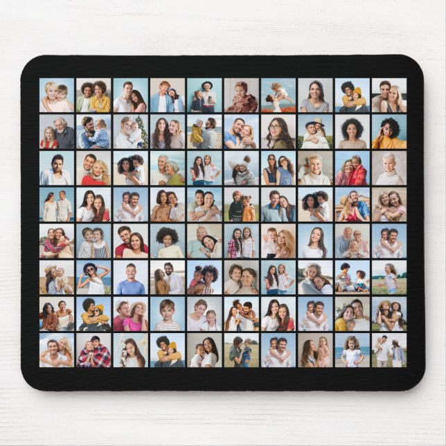 Tapis De Souris Créez votre propre collection de photos 80 couleur (Devant)