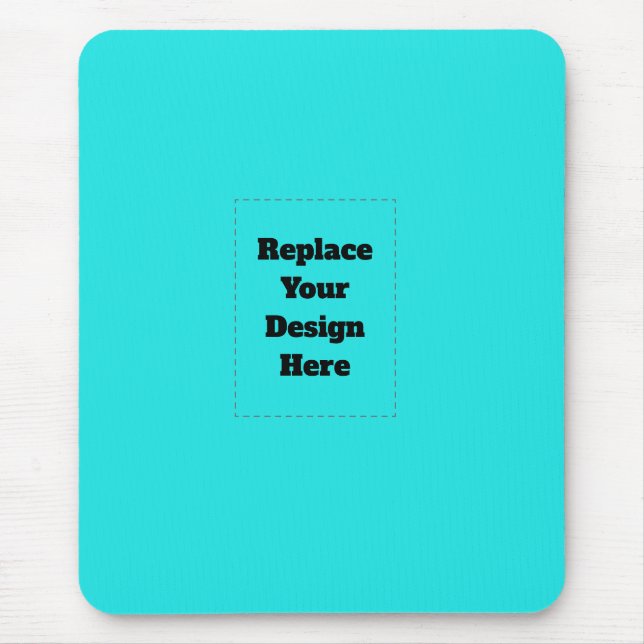 Tapis De Souris Créez votre propre cyan (Devant)