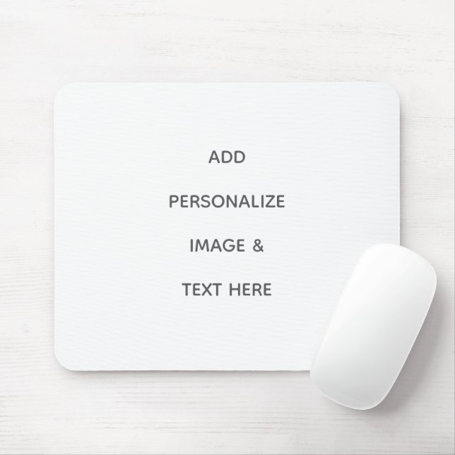 Tapis De Souris Créez Votre Propre Personnalisation (Avec souris)
