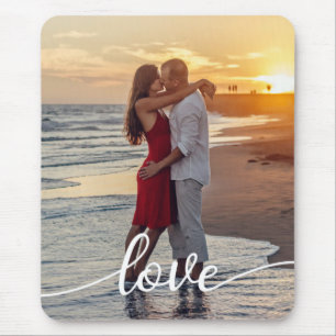 Tapis De Souris Créez votre propre script d'amour Romantique Coupl