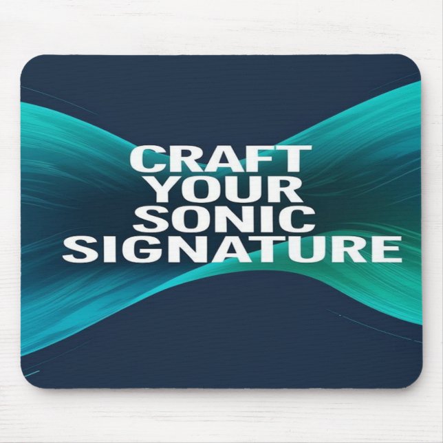 Tapis De Souris Créez votre signature sonore option 3 (Devant)
