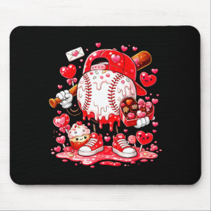 Tapis De Souris Crème Glacée Baseball Drip Garçons Enfants Jeuness
