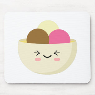 Tapis De Souris Crème glacée Kawaii