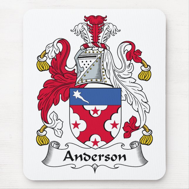 Tapis De Souris Crête de famille d'Anderson (Devant)