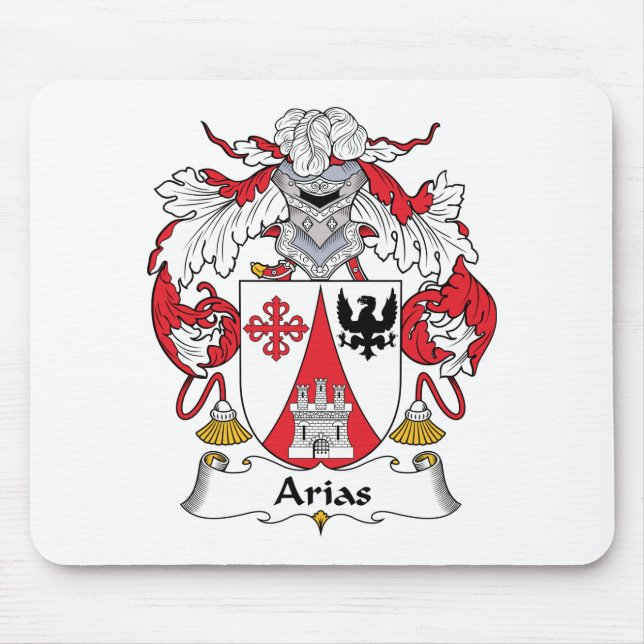 Tapis De Souris Crête de famille d'arias (Devant)