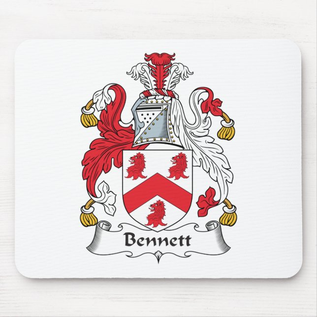 Tapis De Souris Crête de famille de Bennett (Devant)