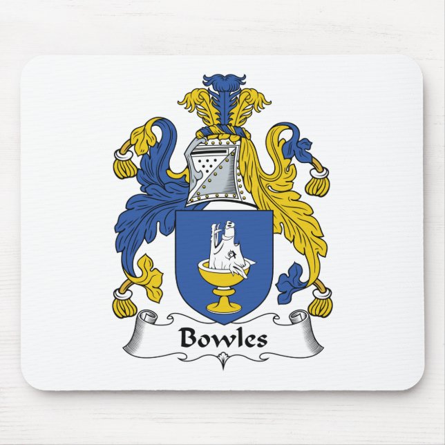 Tapis De Souris Crête de famille de Bowles (Devant)