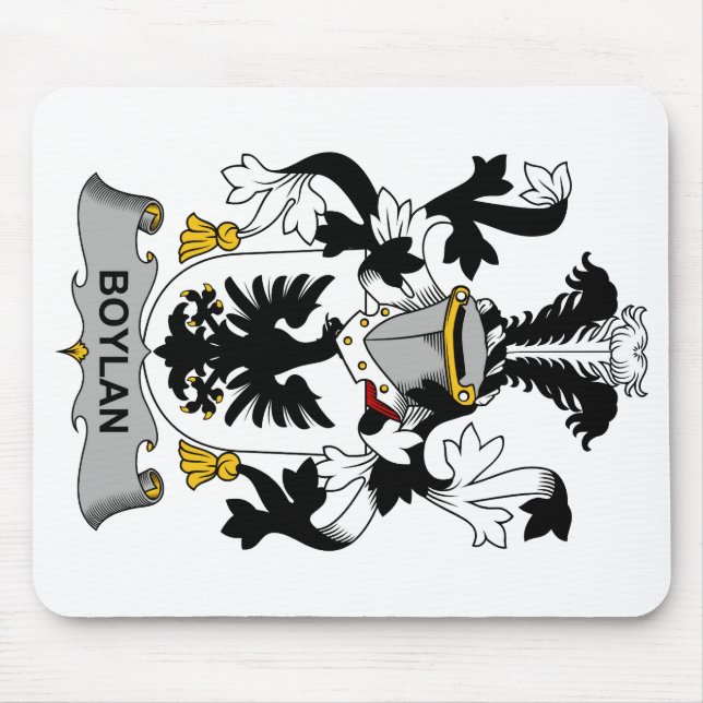 Tapis De Souris Crête de famille de Boylan (Devant)