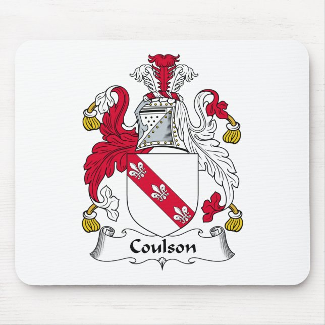 Tapis De Souris Crête de famille de Coulson (Devant)