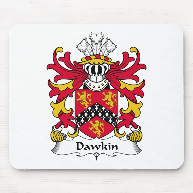 Tapis De Souris Crête de famille de Dawkin (Devant)