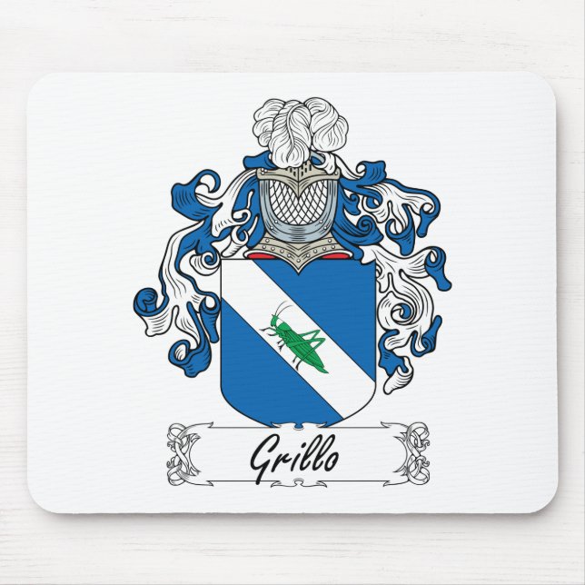 Tapis De Souris Crête de famille de Grillo (Devant)