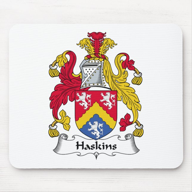 Tapis De Souris Crête de famille de Haskins (Devant)
