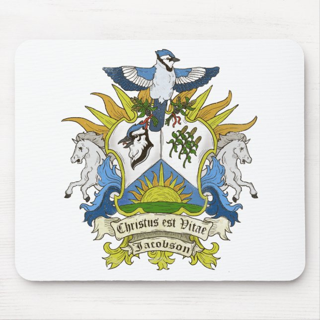 Tapis De Souris Crête de famille de Jacobson (Devant)