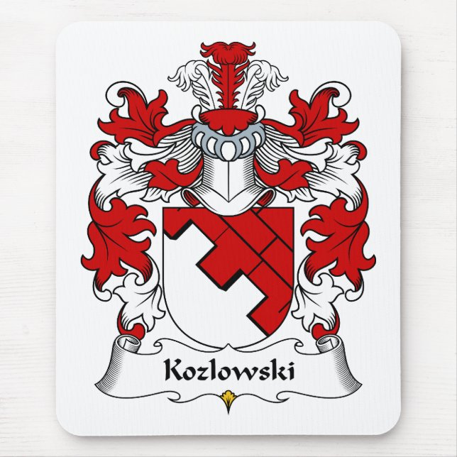 Tapis De Souris Crête de famille de Kozlowski (Devant)