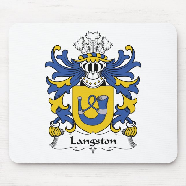 Tapis De Souris Crête de famille de Langston (Devant)
