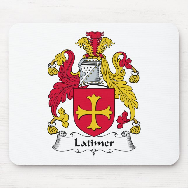 Tapis De Souris Crête de famille de Latimer (Devant)