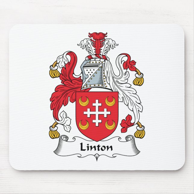 Tapis De Souris Crête de famille de Linton (Devant)