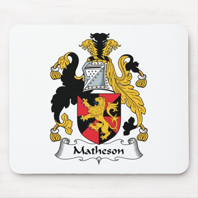 Tapis De Souris Crête de famille de Matheson (Devant)