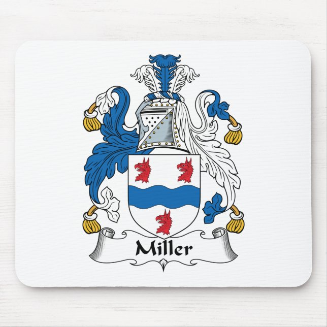 Tapis De Souris Crête de famille de Miller (Devant)