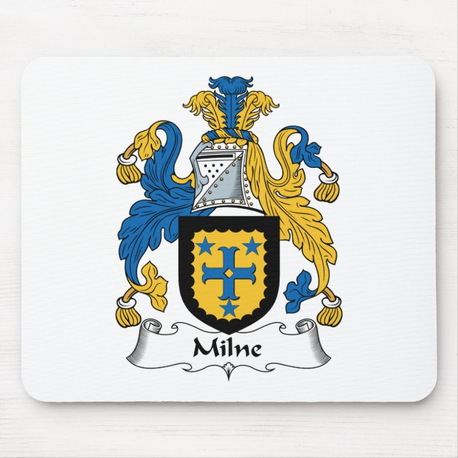 Tapis De Souris Crête de famille de Milne (Devant)