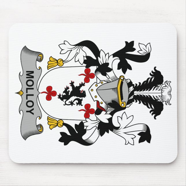 Tapis De Souris Crête de famille de Molloy (Devant)