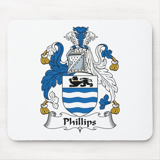 Tapis De Souris Crête de famille de Phillips (Devant)