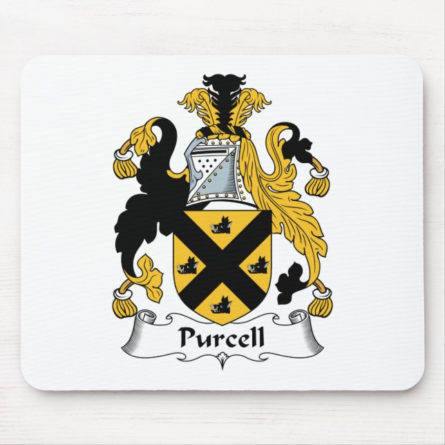 Tapis De Souris Crête de famille de Purcell (Devant)