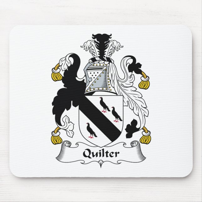 Tapis De Souris Crête de famille de Quilter (Devant)
