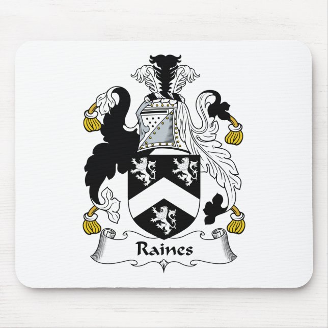Tapis De Souris Crête de famille de Raines (Devant)