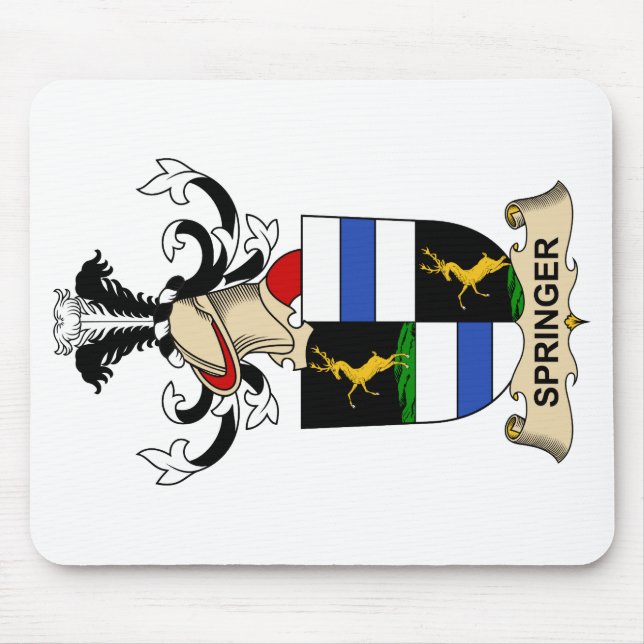 Tapis De Souris Crête de famille de Springer (Devant)