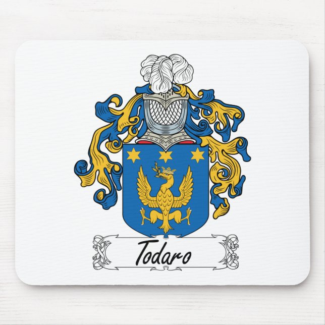 Tapis De Souris Crête de famille de Todaro (Devant)
