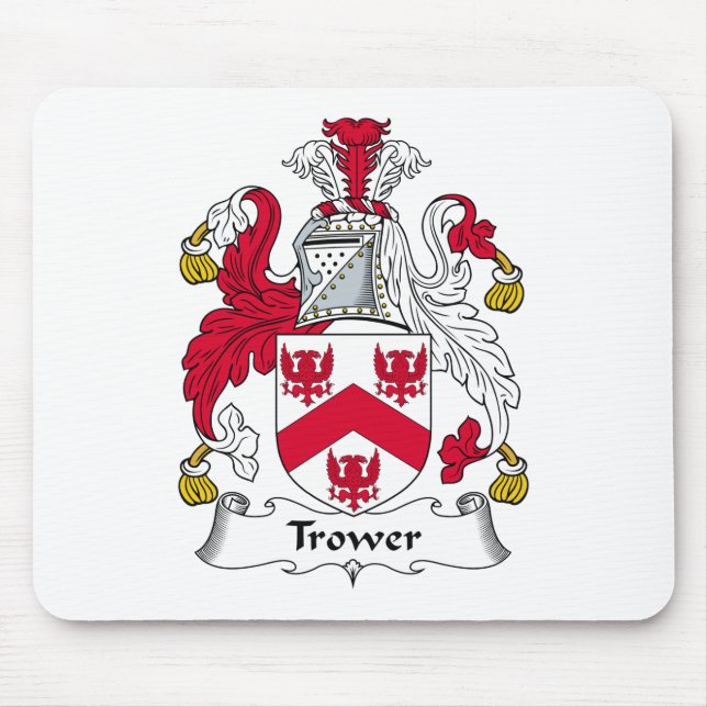Tapis De Souris Crête de famille de Trower (Devant)