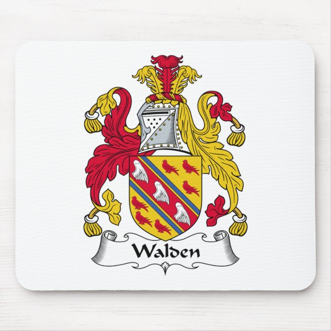 Tapis De Souris Crête de famille de Walden (Devant)