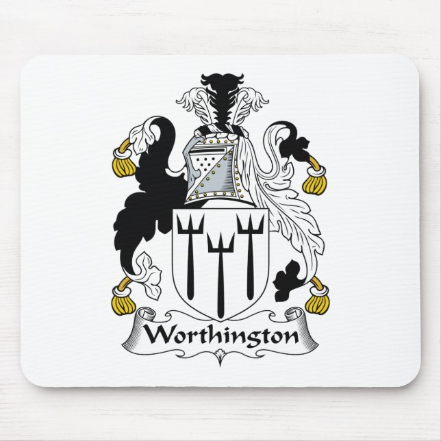 Tapis De Souris Crête de famille de Worthington (Devant)