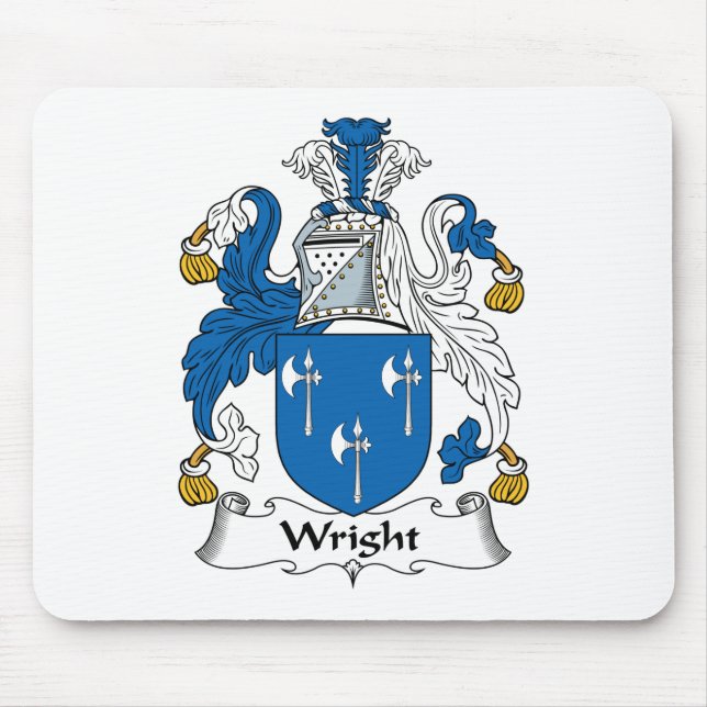 Tapis De Souris Crête de famille de Wright (Devant)
