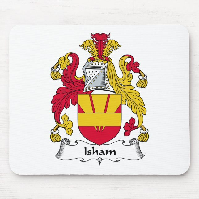 Tapis De Souris Crête de famille d'Isham (Devant)