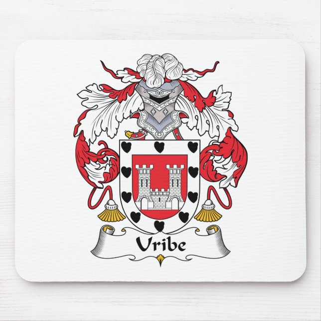 Tapis De Souris Crête de famille d'Uribe (Devant)