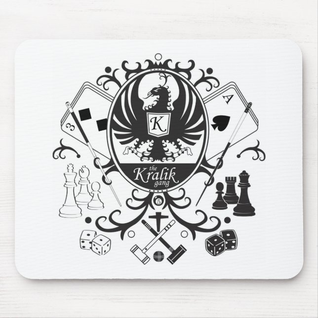 Tapis De Souris Crête Mousepad de famille (Devant)