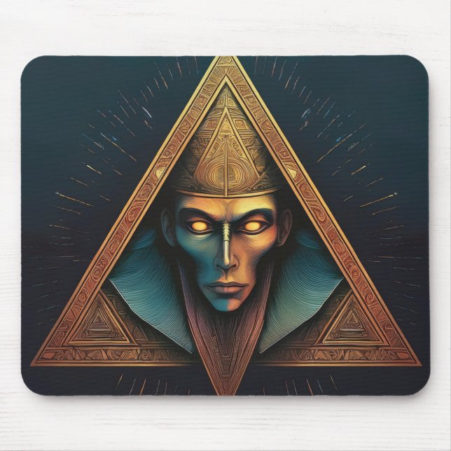 Tapis De Souris Crête murale Illuminati (Devant)