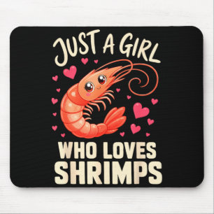 Tapis De Souris Crevettes de fille cajun fruits de mer 