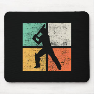 Tapis De Souris Cricket Tsman Cadeau Joueur Entraîneur Rétro 