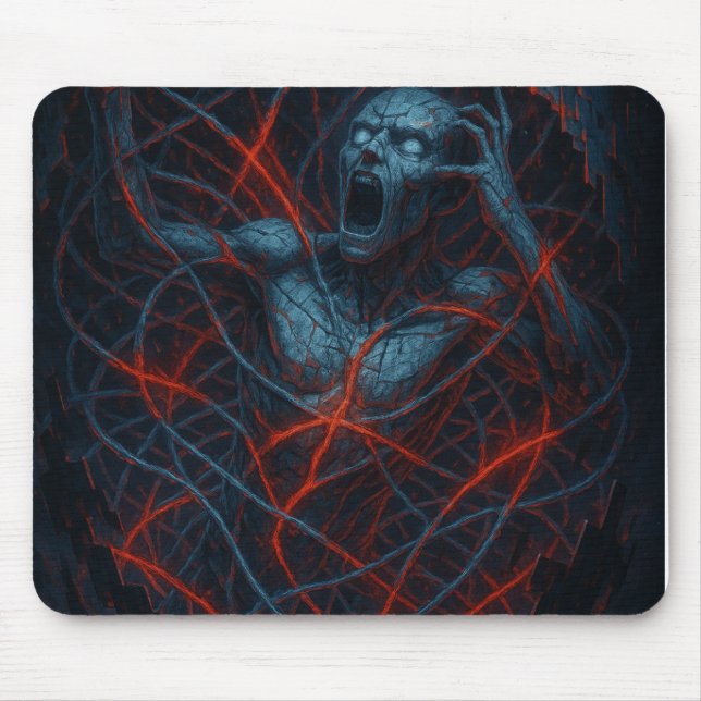 Tapis De Souris Crier dans la conscience (Devant)