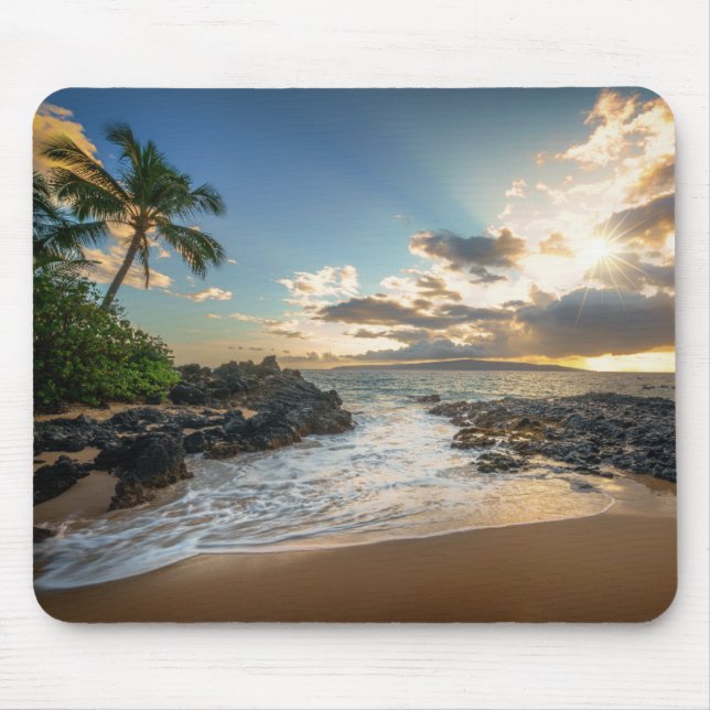 Tapis De Souris Crique de la plage | Makena de Makena (Devant)