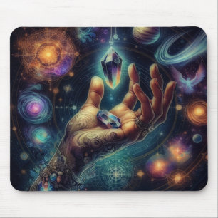 Tapis De Souris Cristal Céleste dans la galaxie Spacy