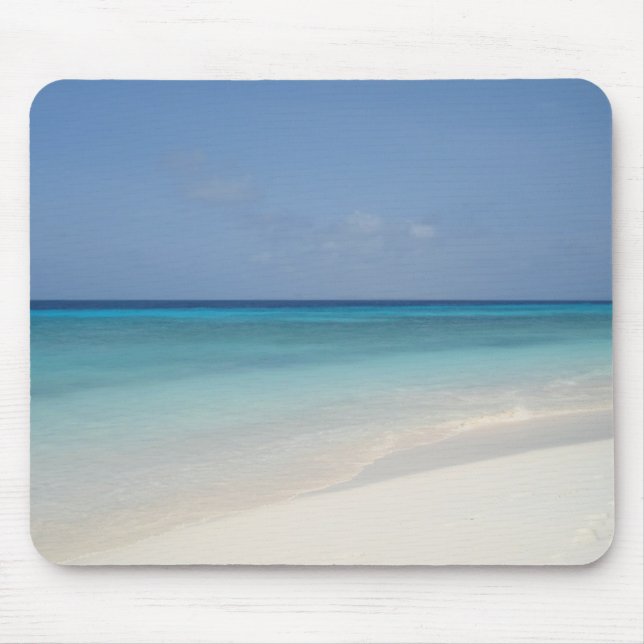 Tapis De Souris Cristal des Caraïbes de plage - l'eau claire (Devant)
