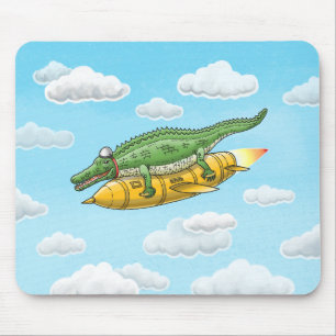 Tapis De Souris Croc Fusée