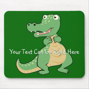 Tapis De Souris Crocodile de dessin animé Mousepad