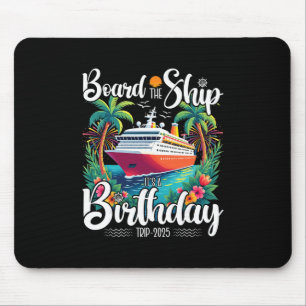 Tapis De Souris Croisière Carte d'anniversaire Le bateau C'est un 