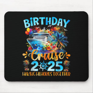 Tapis De Souris Croisière d'anniversaire 2025 Créer des souvenirs