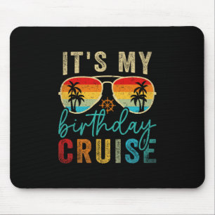 Tapis De Souris Croisière d'anniversaire en famille C'est mon anni